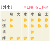 営業日 外来